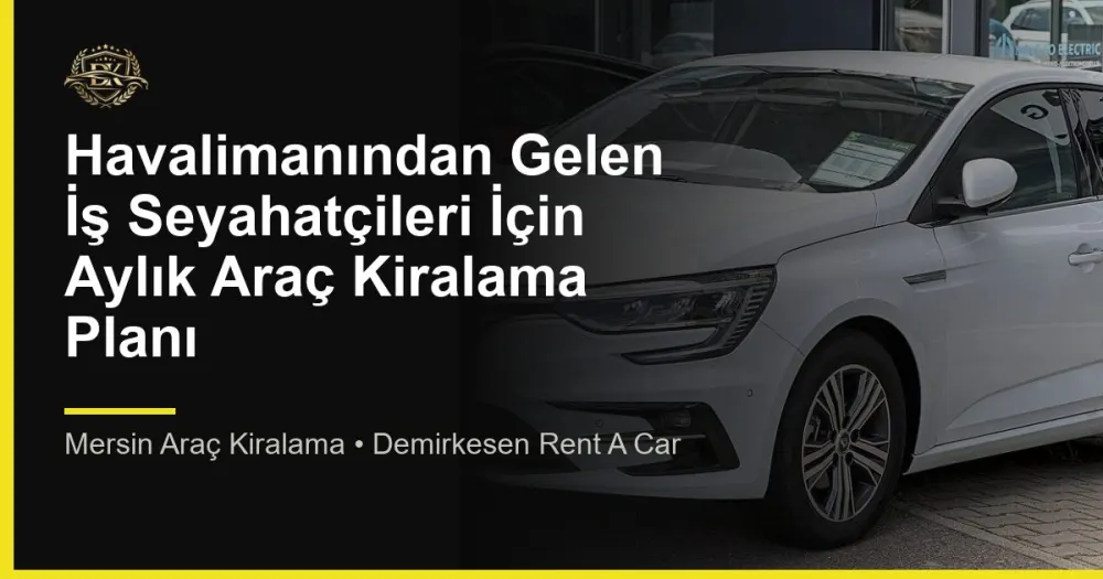 Havalimanından Gelen İş Seyahatçileri İçin Aylık Araç Kiralama Planı